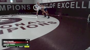 184 lbs Quarterfinal - Daevon Vereen, Sioux Falls vs Brian Thilges, Minnesota State Mankato