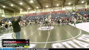 67 lbs Placement (16 Team) - Johnathan Sells, Warriors Of Christ vs ACHILLES MARTINEZ, West Coast Riders