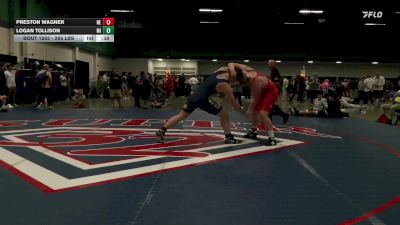 285 lbs Consolation - Preston Wagner, NE vs Logan Tollison, MI