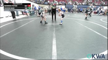 49 lbs Consi Of 4 - Maverick Potter, Weatherford Youth Wrestling vs Kooper Bass, Kingfisher YellowJackets