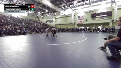 165 lbs Champ. Round 1 - Adan Carranza, CHATSWORTH vs Vincent Meiseles, Palisades