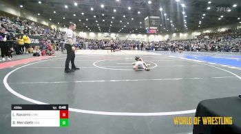 43 lbs Quarterfinal - Leo Navarro, Legacy Elite Wrestling Club vs Ben Meridieth, GGB Ohio