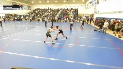 120 lbs Cons. Round 1 - Jax Hennessey, Sunny Hills vs Timothy Estrada, Upland High School