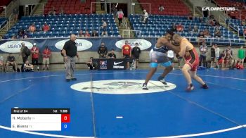 285 lbs Rnd Of 64 - Harrison Moberly, Indiana vs Emmitt Bivens, Texas