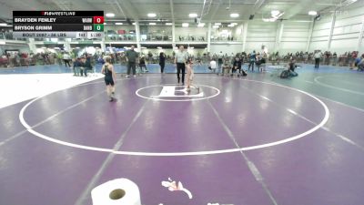 56 lbs Round Of 16 - Brayden Fenley, Warwick PAL vs Bryson Grimm, Danbury