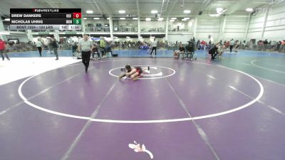 124 lbs Round Of 16 - Drew Dankers, Red Roots WC vs Nicholas Uhrig, Iron Faith WC