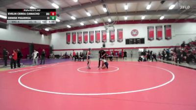 124 lbs Round 2 (3 Team) - Denise Figueroa, Cerritos College vs Evelin Cerda Camacho, Santa Rosa College