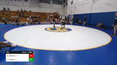 150 lbs Cons. Round 4 - Eli Reyes, Kingsburg vs Gunnar Betonte, Golden State WC