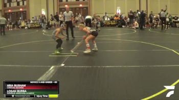 65 lbs Round 4 - Logan Burba, Superior Wrestling Academy vs Aria Bushaw, Carolina Reapers