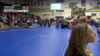 285 lbs Champ. Round 1 - Corbin Schear, Anamosa vs Dylan Schaul, West Delaware, Manchester