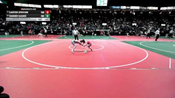 85 lbs Cons. Round 3 - Tanner Dauer, EWO3 vs Carter Stocum, PRW1