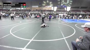 37 lbs Rr Rnd 1 - Nikko Archuletta, La Gente WC vs Ian Vazquez, Pueblo County WC