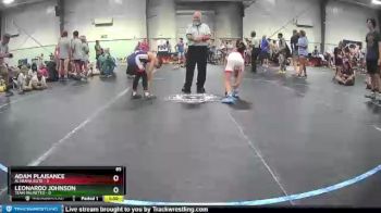 85 lbs Round 7 (8 Team) - Leonardo Johnson, Team Palmetto vs Adam Plaisance, Alabama Elite