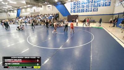 125 lbs Champ. Round 1 - Garrett Nelson, Stallions Wrestling Club vs Peter Cannon, Lehi