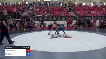 57 kg Rnd Of 128 - Bowen Downey, Panther Wrestling Club RTC vs Markell Mitchell, The Wrestling Factory Of Cleveland