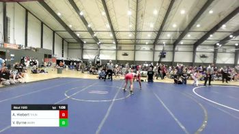 136 lbs Rr Rnd 2 - Aurora Hiebert, Thunder Mountain WC vs Victoria Byrne, Warriors Of Christ