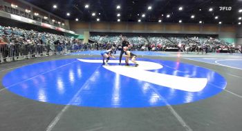 155 lbs Consi Of 8 #2 - LilyAnne Rothacker, Roseburg vs Kaytlynn Sibrian, McQueen