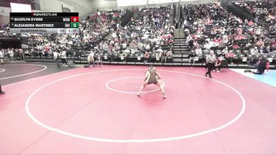 6A 135 lbs Quarterfinal - Alejandra Martinez, Davis vs Scotlyn Eyere, Weber