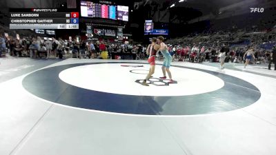 138 lbs Cons. Rd Of 64 - Luke Sanborn, MN vs Christopher Gaither, NC