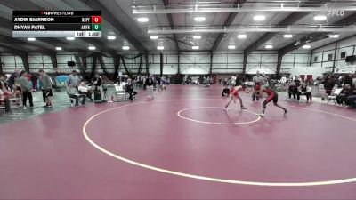 132 lbs Round 2 (8 Team) - Aydin Bjarnson, North Sanpete vs Dhyan Patel, American Fork