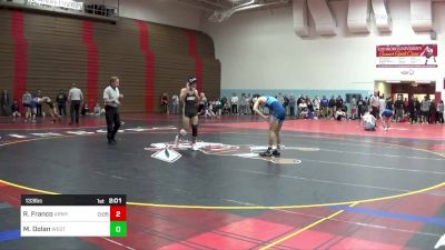 133 lbs Round Of 32 - Ryan Franco, Army Prep vs Michael Dolan, West Virginia