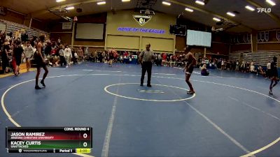 133 lbs Cons. Round 4 - Jason Ramirez, Arizona Christian University vs Kacey Curtis, Unattached