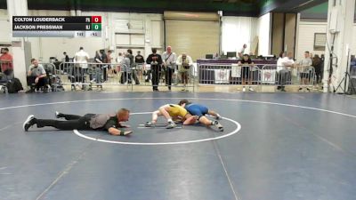 95 lbs Consi Of 16 #2 - Colton Louderback, PA vs Jackson Pressman, NJ