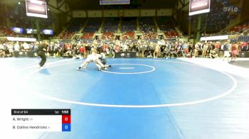 170 lbs Rnd Of 64 - Aryan Wright, Oregon vs Broedy Collins Hendricks, Iowa