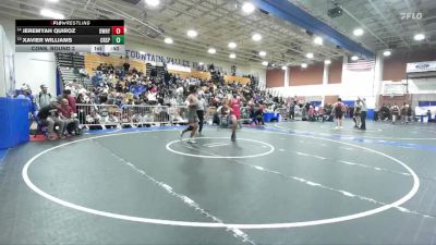 175 lbs Cons. Round 2 - Jeremyah Quiroz, Downey vs Xavier Williams, Crespi