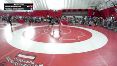 120 lbs Semis - Isabella Crompton, Michigan Premier vs Isabella Ndinga Mbappe