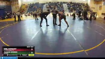 220 lbs Semifinal - EMIL CATAQUET, Cypress Creek H S vs Marion Smokes, Deland