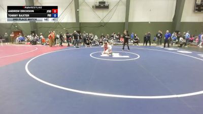 U14 FK - 110 lbs 3rd Place Match - Andrew Erickson, Juneau Youth Wrestling Club Inc. vs Tommy Baxter, Punisher Wrestling Company