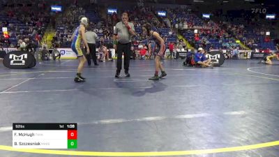 82 lbs Round Of 16 - Johnny Hunter, Central Bucks vs Jaxsen Brabender, Crawford Central