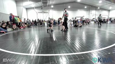 46 lbs Consi Of 8 #1 - Carter Roberts, Locust Grove Youth Wrestling vs Avery Booher, Honey Badgers Wrestling Club