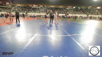 138 lbs Consi Of 16 #2 - Emily Weathers, Bartlesville Junior High (Girls) vs Effie Hendrix, Kingfisher YellowJackets