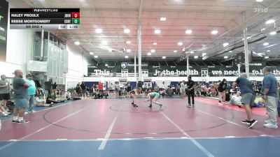 128 lbs Rr Rnd 4 - Haley Proulx, Journeymen Wrestling - Girls vs Reese Montgomery, Central Pennies