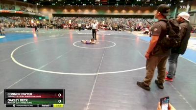 63-64 lbs Round 3 - Connor Dwyer, Yerington Lions Wrestling Club vs Oakley Beck, Nevada Elite Wrestling