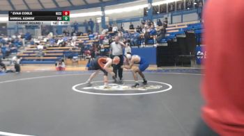 141 lbs Champ. Round 1 - Evan Coble, Neosho County Community College vs Jameal Agnew, Pratt Community College