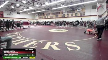 133 lbs Cons. Round 2 - Troy Valentine, Lassen College vs Omar Green, College Of The Rewoods