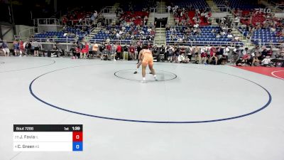 215 lbs Rnd Of 32 - Joseph Favia, IL vs Carter Green, KS