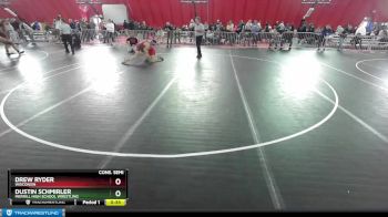 113 lbs Cons. Semi - Dustin Schmirler, Merrill High School Wrestling vs Drew Ryder, Wisconsin