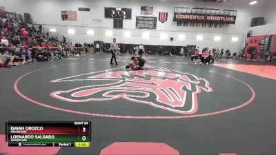 165 lbs Champ. Round 1 - Loenardo Salgado, Wenatchee vs Isaiah Orozco, Grandview