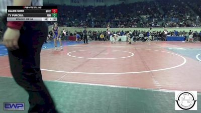 123 lbs Round Of 64 - Kaleb Soto, Mustang Middle School vs Ty Purcell, Vinita