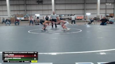 84 lbs Quarterfinal - Abel Reed, Southern Idaho Wrestling Club vs Jedidiah Erekson, McCall