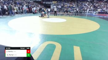 4A 182 lbs Champ. Round 1 - Gabe Porter, Woodinville vs Jacar Harris, Jackson