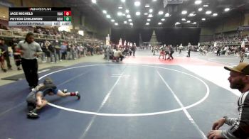 57 lbs Quarterfinal - Jace Michels, Black Fox Wrestling Academy vs Peyton Chelewski, Colorado Outlaws