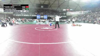 Boys 1B/2B 132 Cons. Round 1 - Daniel Lopez, Forks vs Brayden Fridye, Tonasket