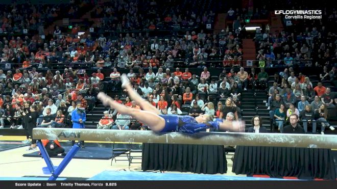Alyssa Baumann - Beam, Florida - 2019 NCAA Gymnastics Regional Championships - Oregon State