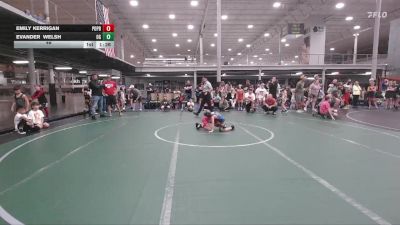 48 lbs Semis & 1st Wrestleback (8 Team) - Evander Welsh, Ohio Gold vs Emily Kerrigan, Poquoson-Pitbull