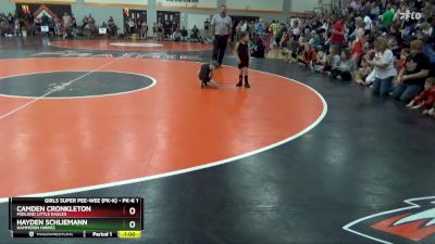 Round 4 - Camden Cronkleton, Midland Little Eagles vs Hayden Schliemann, Hammerin Hawks